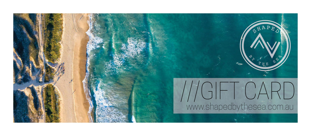 Shaped By The Sea // Giftcard