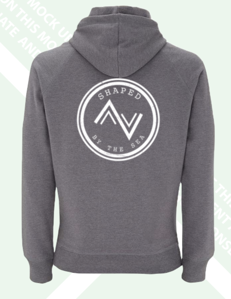 100% Recycled Hoodie Unisex // Light Grey